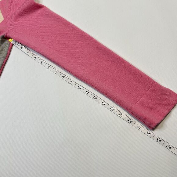 Lilly Pulitzer Merino Wool Pink Argyle Cardigan Sweater Women's Size Small - Picture 11 of 12